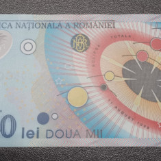 România 2000 Lei 1999 Eclipsa Polymer UNC