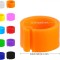 Set 200 Inele picior pasari, Plastic, 8 x 7 mm, Multicolor