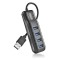 Hub USB 3.0 NGS Port 3.0 4 porturi negru
