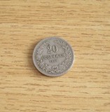 C50 - Moneda foarte veche - Bulgaria - 20 stotinchi - 1906, Europa