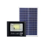 Proiector LED SMD 25W cu incarcare solara eMazing, panou solar, cu telecomanda, suport prindere, material ABS, 1.2AH, 44 LED-uri, 79Lm, 13x13.5 cm, ne
