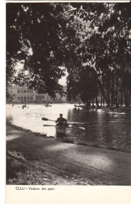 CPIB 22717 - CARTE POSTALA - CLUJ. VEDERE DIN PARC, RPR, NECIRCULATA foto