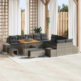 vidaXL Set de canapele pentru grădină 13 pcs Gri deschis și gri &icirc;nchis 3364788