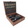 Set Cadou Mason Sah Plosca Si 3 Pahare MH-11, Set sah