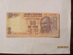 PVM - 10 rupees rupii 2006 India foto