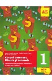 Corpul omenesc. Plante si animale - Clasa 1 - Fise interdisciplinare pentru matematica - Ioana Camelia Iovanas, Clasa pregatitoare, Auxiliare scolare, Rodica Gavris-Pascu