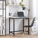 vidaXL masă Alb 80 x 50 x 77 cm Lemn ingineresc și oțel 873791