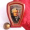 DECANTOR VINTAGE STICLA DE COLECTIE BOURBON WHISKEY JIM BEAM 1970 DECOR MOZART