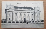 F704- Timisoara veche anii 1900- Posta Mare-Banca maghiara Carte postala 14/9 cm