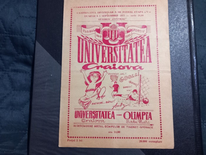 Program U Craiova - Olimpia S M