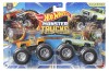 HOT WHEELS MONSTER TRUCK SET 2 MASINI SCARA 1 LA 64 HI-TAIL HAULER SI SILVERADO, HOT WHEELS - Monster Truck