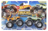 HOT WHEELS MONSTER TRUCK SET 2 MASINI SCARA 1 LA 64 HI-TAIL HAULER SI SILVERADO