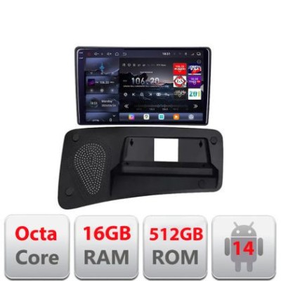 Navigatie Volvo S80 2006-2017 Android radio gps internet 8 core QLED 2K 16+512 360 Edotec CarStore Technology foto