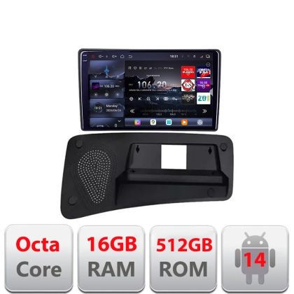 Navigatie Volvo S80 2006-2017 Android radio gps internet 8 core QLED 2K 16+512 360 Edotec CarStore Technology