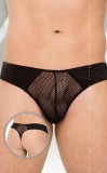 Lenjerie Tanga Cu Plasa, Negru, M/L, Softline