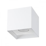 Lustră De Tavan Hati Albă Din Aluminiu Cu 1 Bec Pătrat Minimalist De Interior