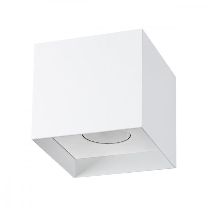 Lustră De Tavan Hati Albă Din Aluminiu Cu 1 Bec Pătrat Minimalist De Interior