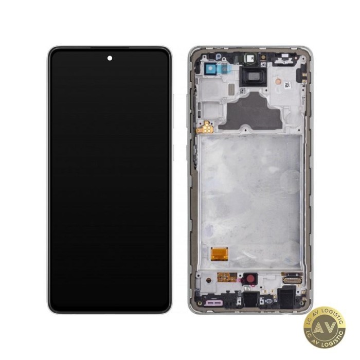 Display cu Touchscreen Samsung Galaxy A72 A725 / A72 5G A726 cu Rama Alb Service Pack GH82-25460D