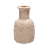 Cumpara ieftin Vaza flori ceramica bej 13,5 x 22 cm