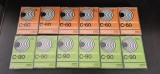 Casete audio vintage din anii '70 și '80 diverse marci . LOT 12 BUCATI , NU CUNOSC CE ESTE INREGISTRAT PE ELE !