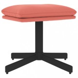 Cumpara ieftin Taburet, roz, 60x60x36 cm, catifea