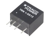 Convertor DC/DC 1W TRACO POWER TRN 1-0512, Intrare 4,5-13,2V, Ieșire 12V 90mA