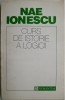 Curs Istorie Logicii - Nae Ionescu - Filosofie, Carte