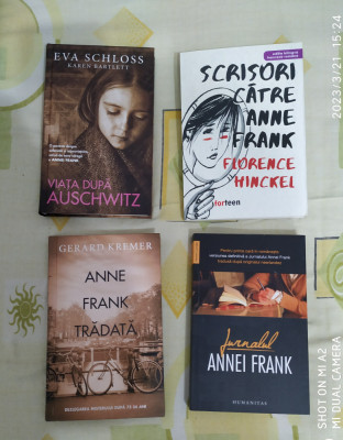 jurnalul annei frank + anne frank tradata + viata dupa auschwitz + scrisori catr foto