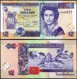 Bancnota Belize 2 Dollars 2021 P-66g UNC Necirculata - Numismatica America