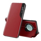 Husa smart view compatibila cu honor magic5 lite, tip carte, htpmag, rosu