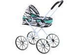 Carucior pentru papusi, model zebra, 61 x 48 x 28.5 cm, Lean 17739