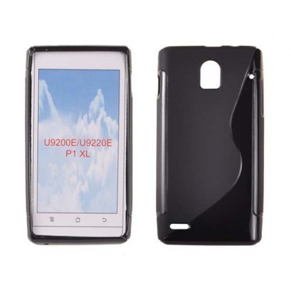 Husa Silicon S-Line Huawei Ascend P1 XL Negru