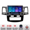 Navigatie Toyota Hilux 2008-2014 Kit-143 Edotec 4+64 10.5 inch Incell 1K android Wifi 5Ghz gps internet CarStore Technology