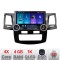 Navigatie Toyota Hilux 2008-2014 Kit-143 Edotec 4+64 10.5 inch Incell 1K android Wifi 5Ghz gps internet CarStore Technology