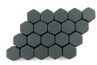 Capace jante bolt pentru masina, camion si altele silicon negru 17mm foto