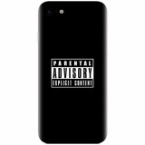 Husa silicon pentru Apple Iphone 6 Plus, Parental Advisory