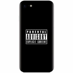 Husa silicon pentru Apple Iphone 6 Plus, Parental Advisory foto