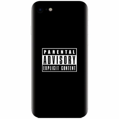 Husa silicon pentru Apple Iphone 8, Parental Advisory foto