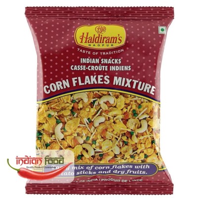 Haldiram&amp;#039;s Cornflakes Mixture (Snacks Indian Fulgi de Porumb) 200g foto