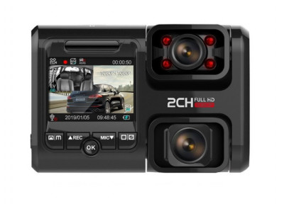Camera Auto Dubla 4K ,Senzori Video Sony IMX323,2K fata/spate,GPS,WiFi,IR foto