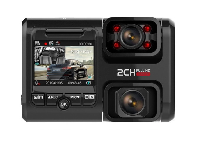 Camera Auto Dubla 4K ,Senzori Video Sony IMX323,2K fata/spate,GPS,WiFi,IR