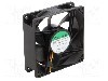 Ventilator 80x80x25mm, 4,5...13,8V DC, SUNON - EF80251B1-1000U-G99