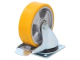 Roată de transport poliuretan 125mm 300kg