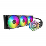 Cooler CPU AIO COOLER MASTER 360 ARGB, 3x120mm, 2500 RPM (Negru)