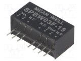 Convertor DC/DC 3W MEAN WELL 9-36VDC la 15VDC 0-200mA