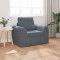 vidaXL Pat canapea Gri &icirc;nchis 98 x 71 x 83 cm Catifea 4106667