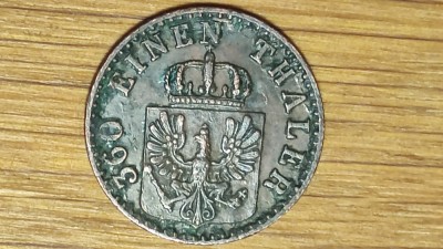 Germania state - Prusia Prussia - 1 Pfenning 1865 A - Wilhelm I - impecabila ! foto