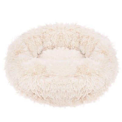 Pat Sersimo pentru caini si pisici, cu husa detasabila, bej, diametru 90cm Household NewTrend foto