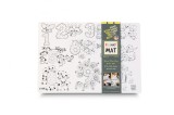 Plansa Reutilizabila de Colorat , Numere (Alba) , 48 A 33,5 cm , Invata Cifrele Prin Culoare!