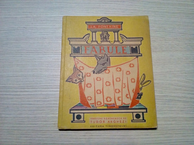 FABULE - La Fontaine - MIRCEA MAROSIN (ilustratii) - 1963, 96 p. foto